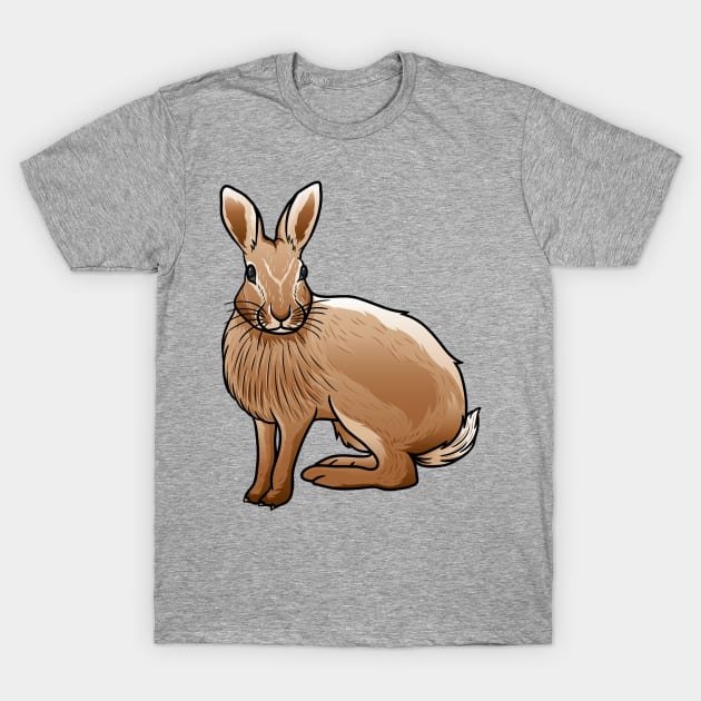 Cottontail Rabbit T-Shirt by Sticker Steve